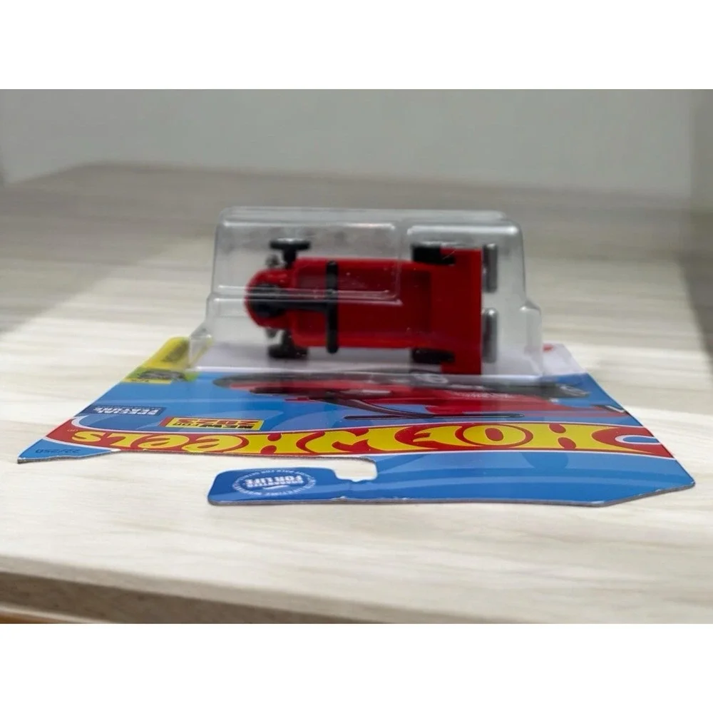 2023 Hot Wheels #22 Experimotors 1/5 DRAGGIN' WAGON Red w/White 5 Spoke Wheels